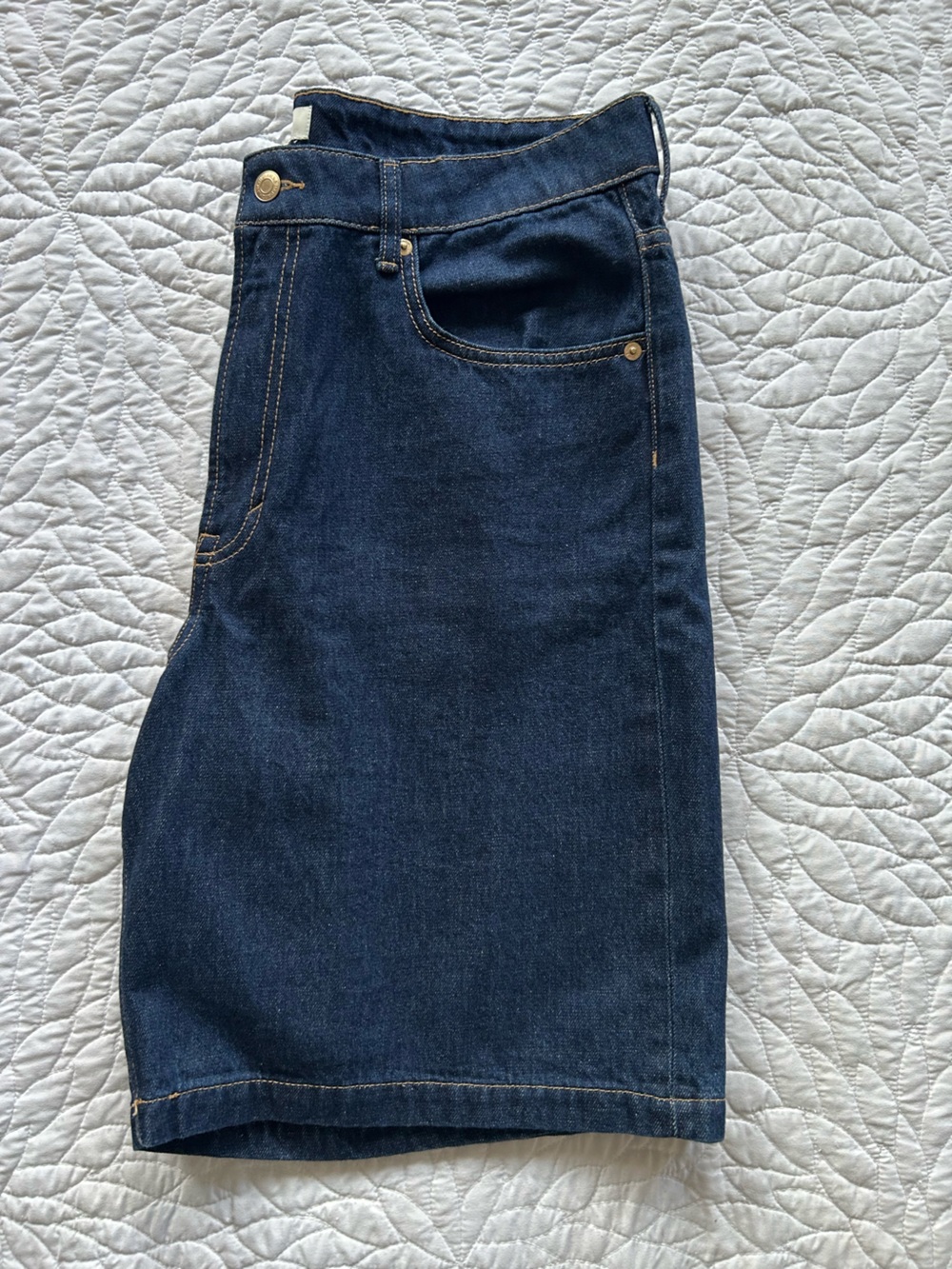 H&M Denim Shorts Size 14 Dark Wash Casual